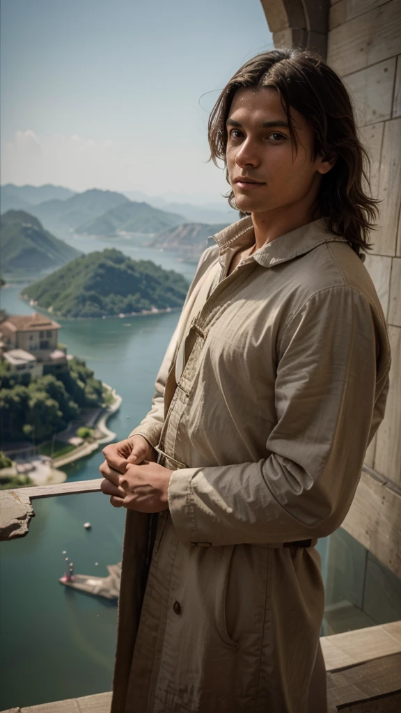 "From a young age, Leonardo's curiosity knew no bounds. He marveled at the world around him, sketching everything from the flight of birds to the flow of water. His insatiable desire to understand life would become the foundation of his genius."