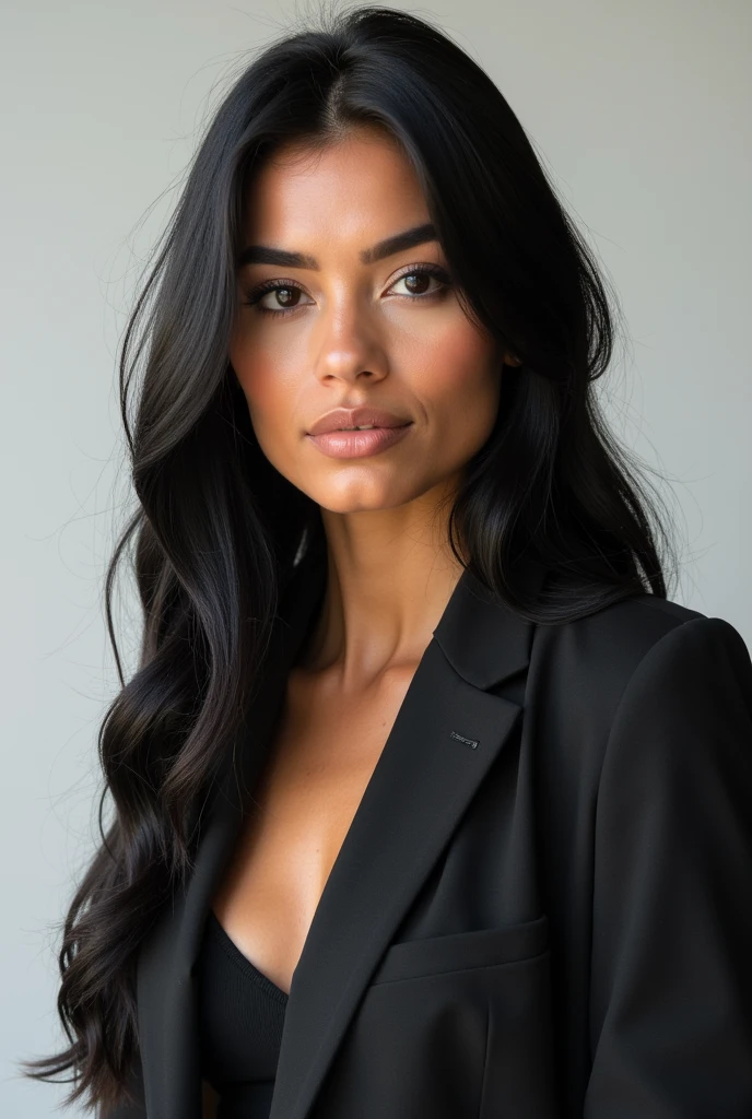 Individual photos of each of the group members. Black haired woman American nationality