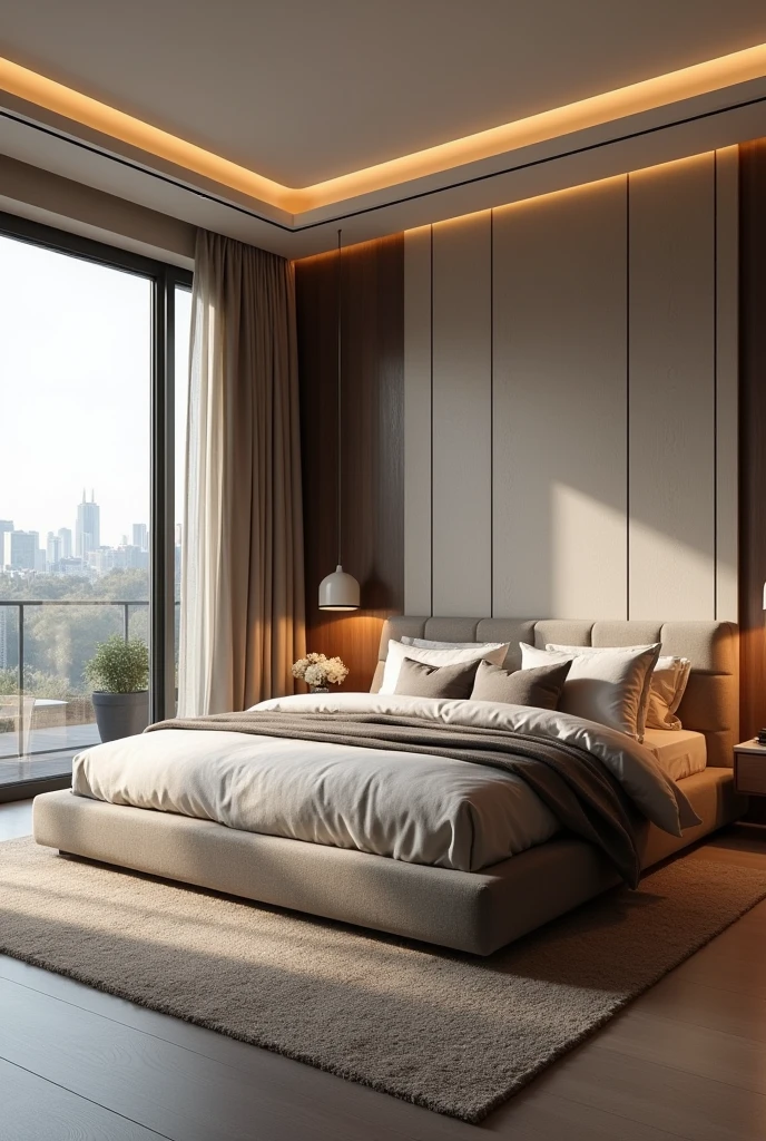 modern bedroom design , render ultra realista , 8k ,4k , ultra-realista , Foto realista