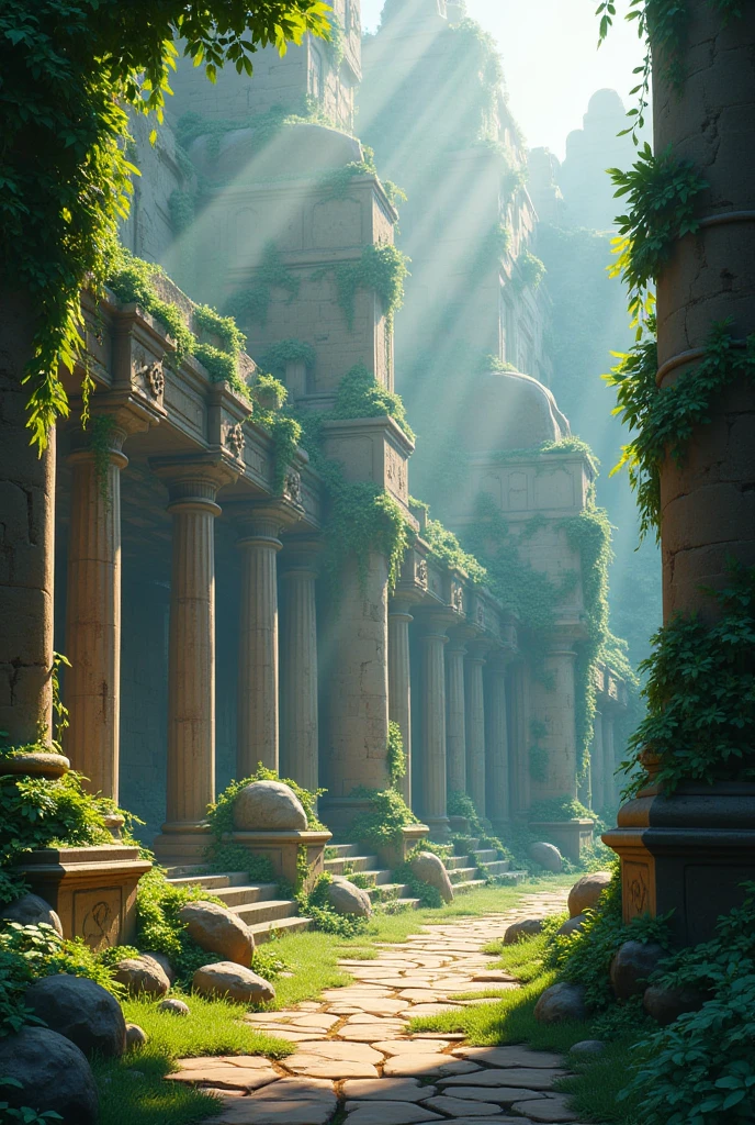 An Ancient City in Fortnite