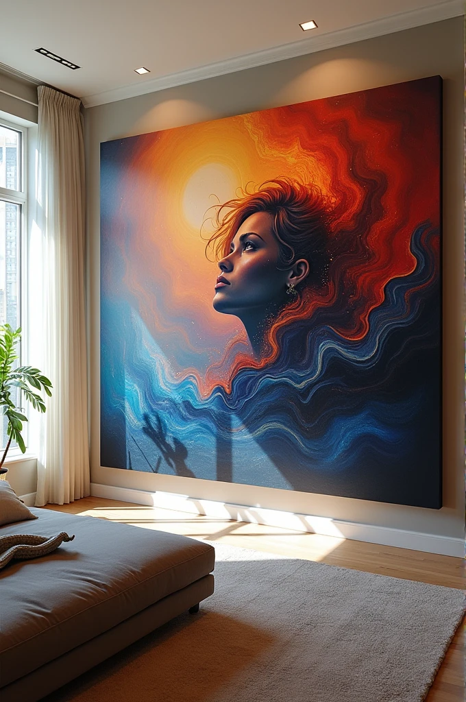 How would a 60 x 40 painting look on a wall?
