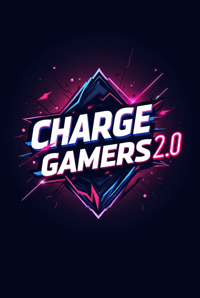 Make a logo for gaming channel Named Charge Gamerz 2.0 with full name