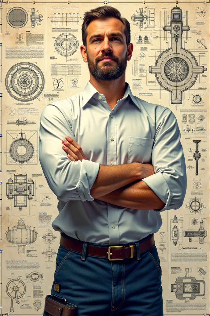 A lottery card that illustrates "The engineer"