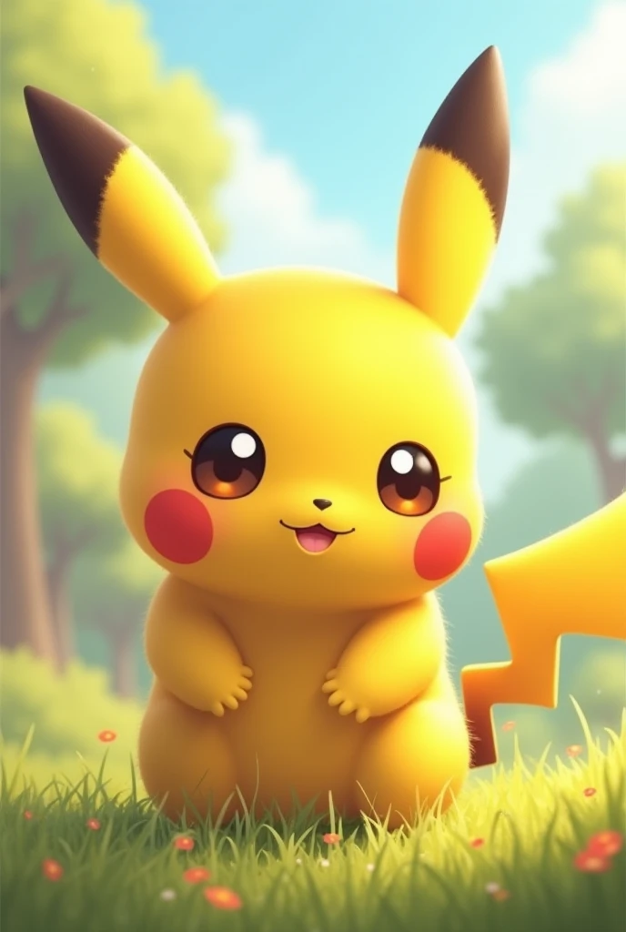 Cute Pikachu image