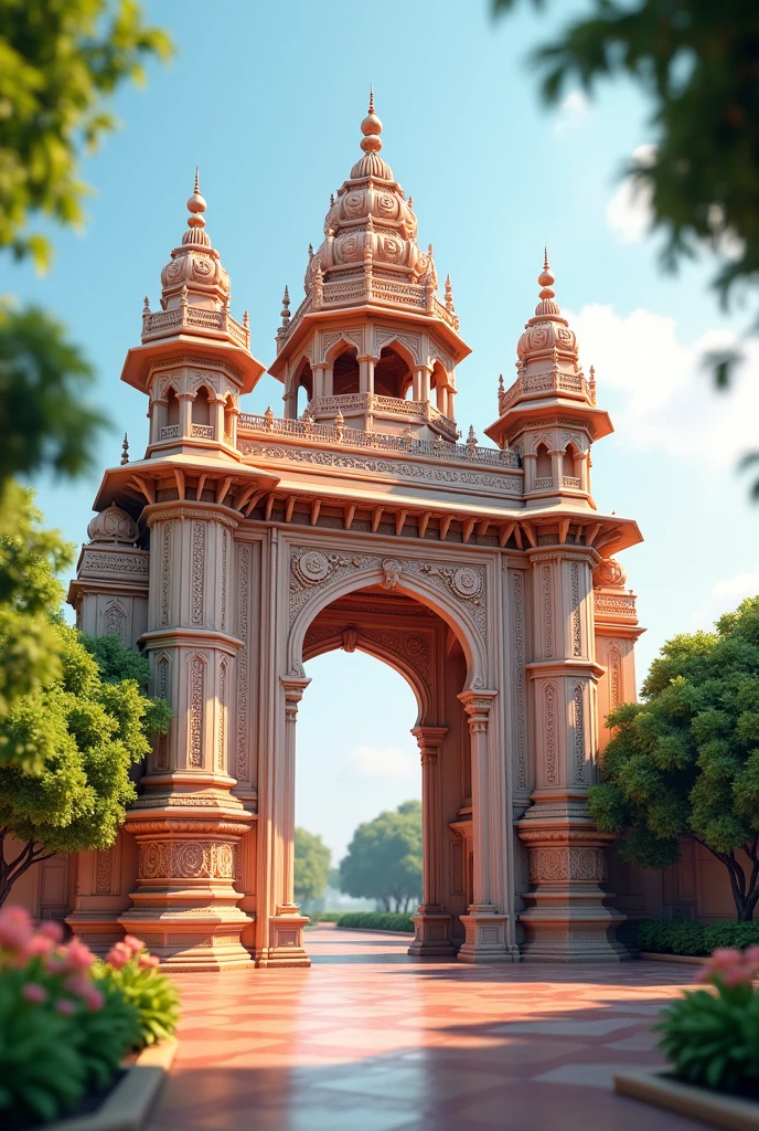 3D image, Indian gate 