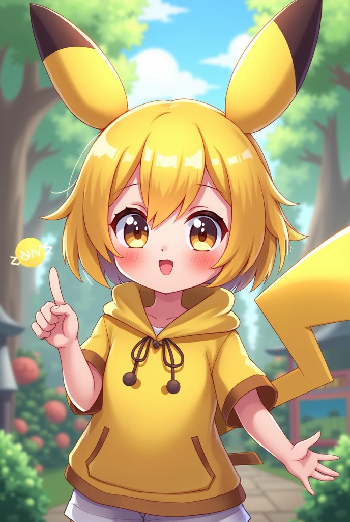 Cute Pikachu girl image