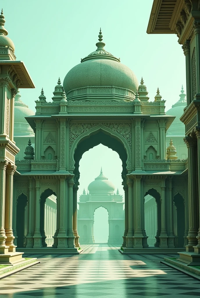 3D image, Indian gate , not geren