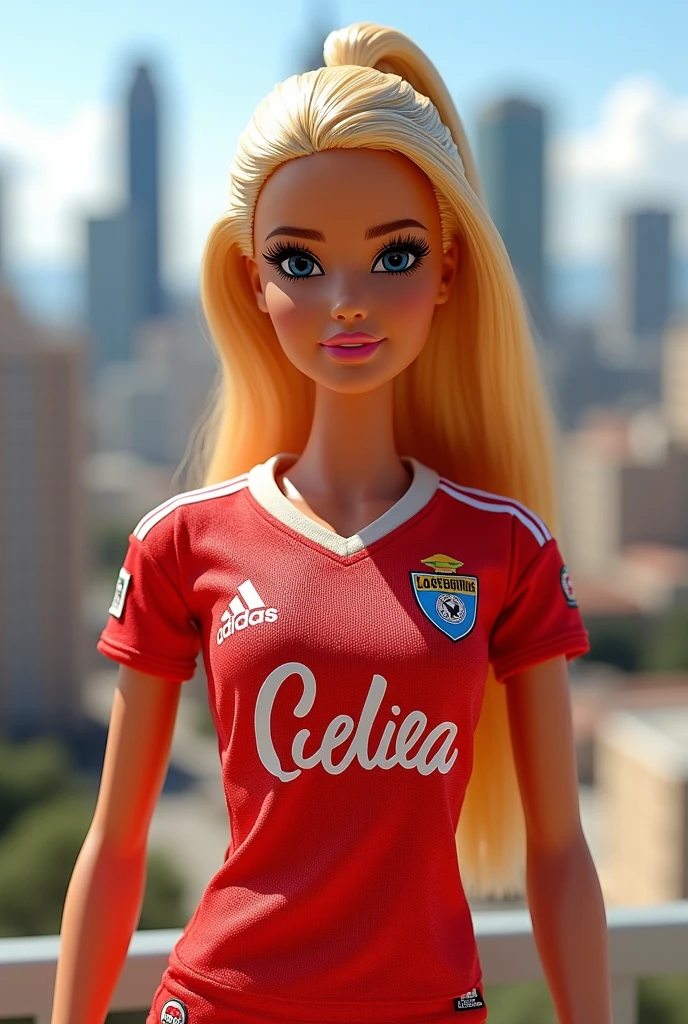 Barbie with Corinthians t-shirt 