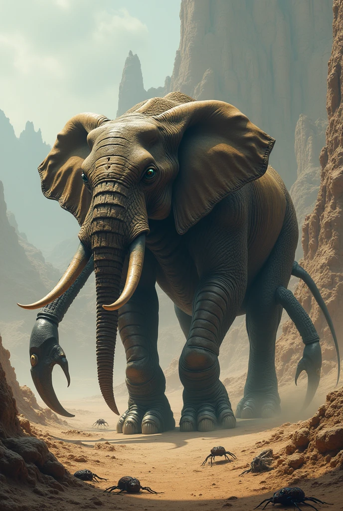 Elephant and Scorpion Fusion