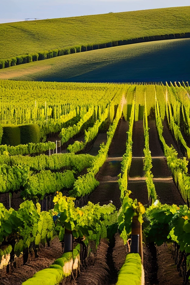 wine vineyard in chablis france