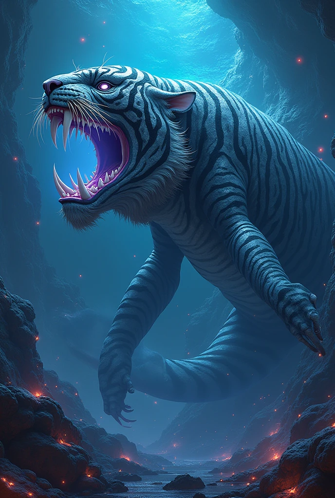 Whale and tiger fusion