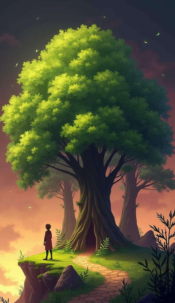In a forest