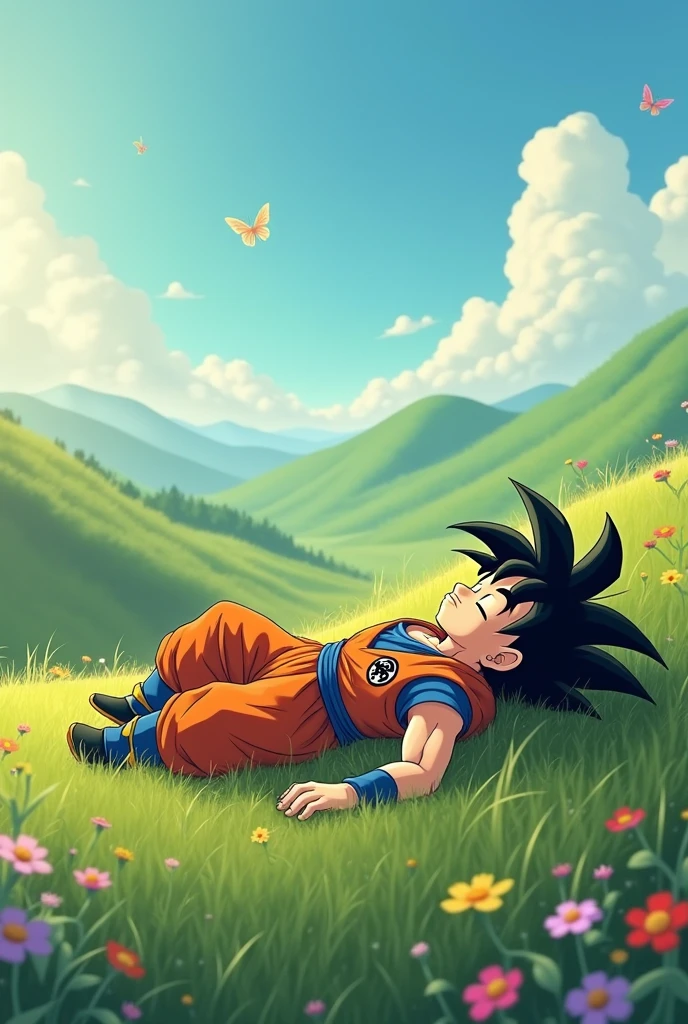 goku sleeping