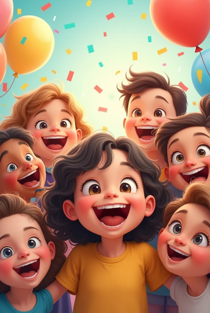 Happy Children's Day with title "Happy Children's Day" , and with phrase