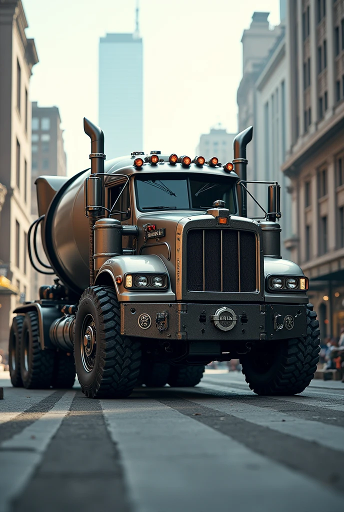 a modified cement truck