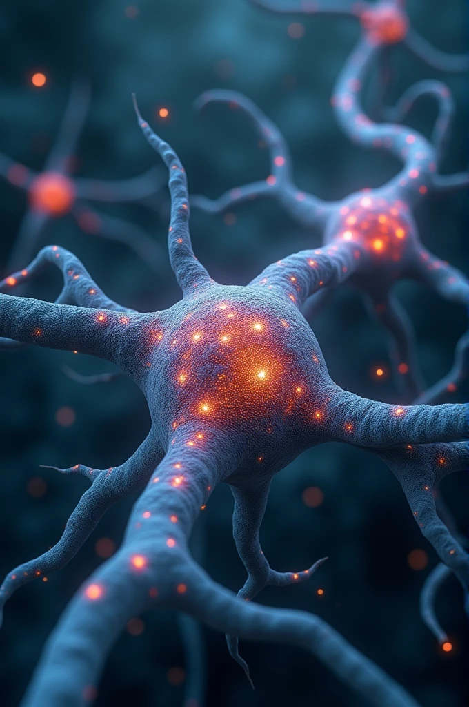 Transport system of the neuron from the soma to the axon 