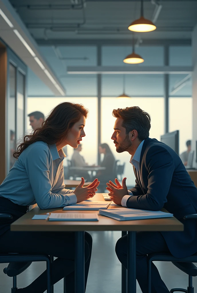 Coworkers have conflicts because of different ideas about work.