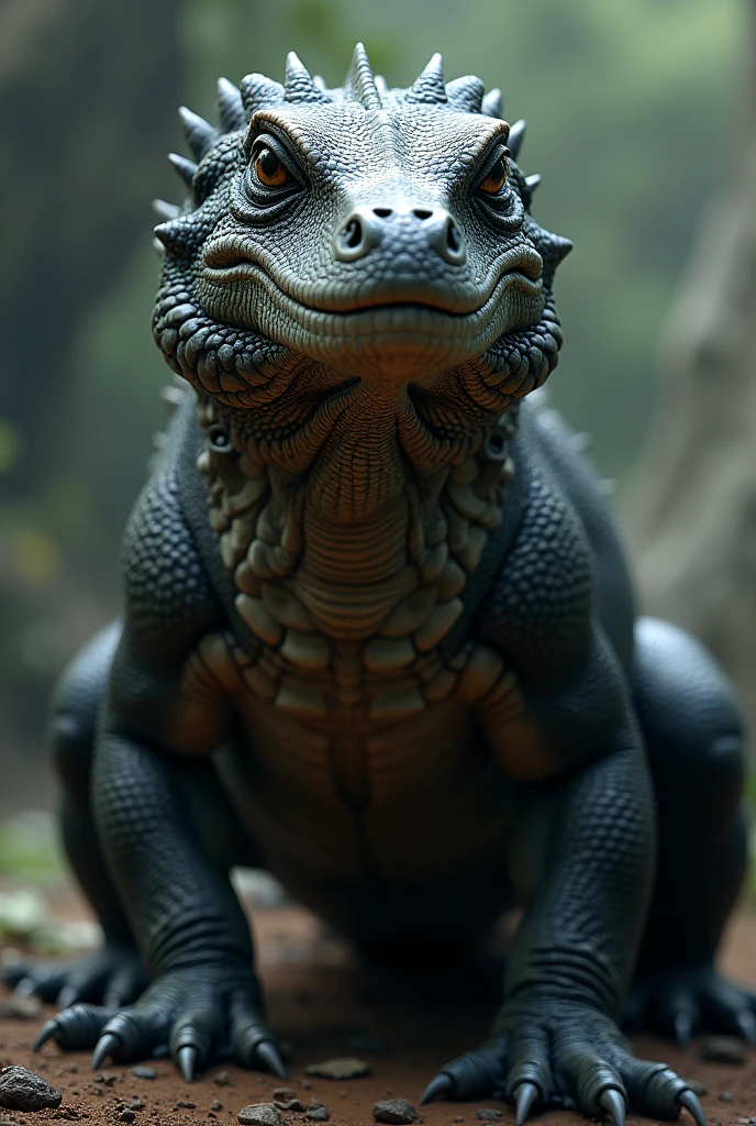 Komodo starring in front