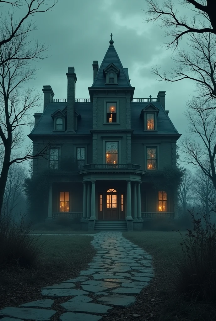 A story about a dilapidated mansion in a small village became well-known a hundred years ago.
