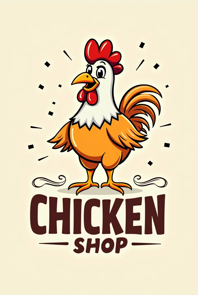 Creat AAS logo for chicken shop