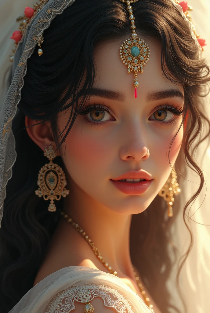 beautiful radha, with lovely eyes