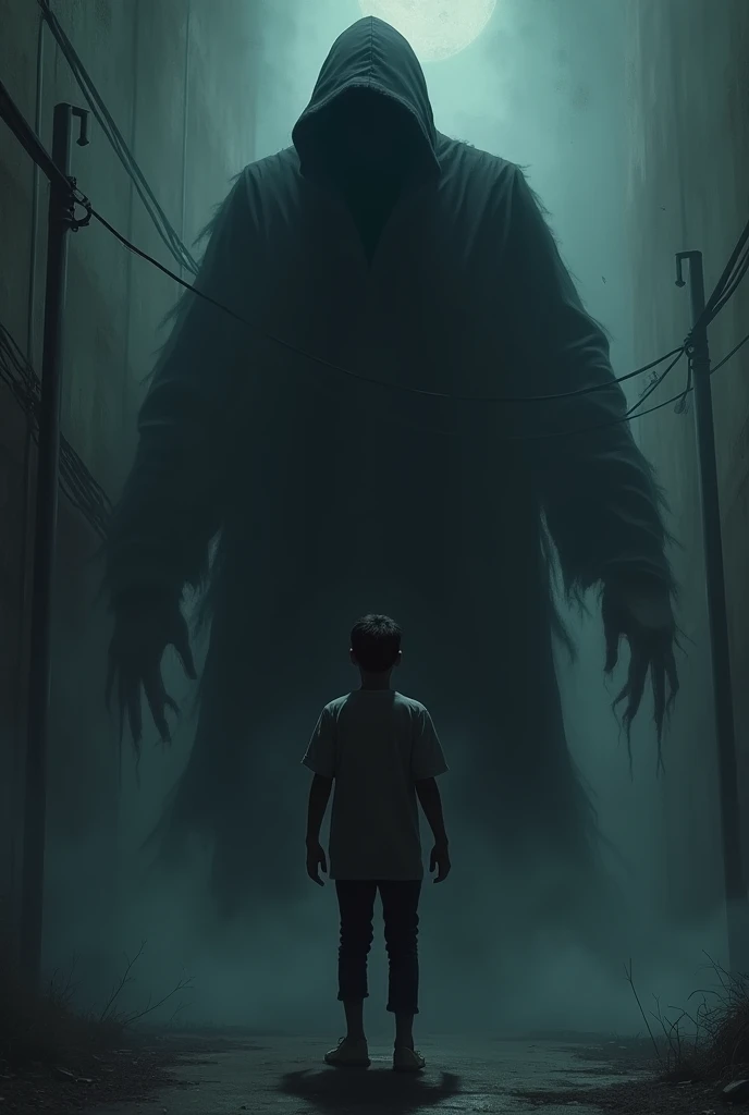 The shadow of the man ran and killed a young man