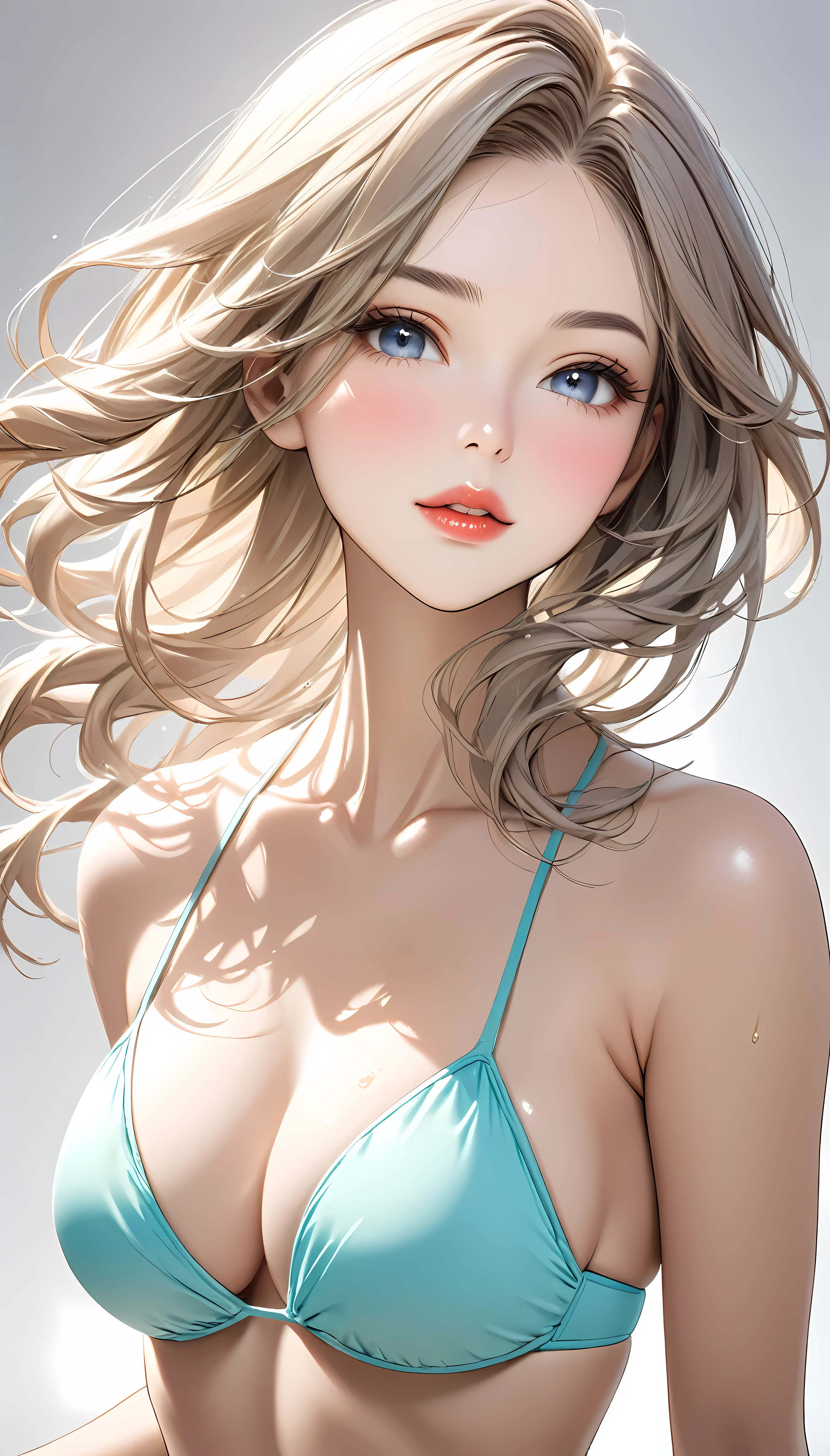 Woman trying on bikini swimsuit, Only one person, Mature girl, Slender and glamorous,
Random background color, Simple Background,
BREAK Fine skin, Smooth Skin, Bright skin, Moisturized skin glow, Soft Skin, Firm and elastic skin, Oily shiny skin, Fresh Skin, Healthy skin tone,
BREAK Very fine hair, fine-grained hair, Very Fine Hair, Smooth Hair, Absurdly thin hair, Good color hair, delicate fine hair, Moisturized hair shine, Precision Fine Hair, Soft Hair, Body and elastic hair, oily hair, Fresh Hair, Healthy colored hair,
BREAK Natural Makeup, Attractive lips, Fuller lips, Fine eyebrows,
BREAK Clear nail polish on the tips of the nails