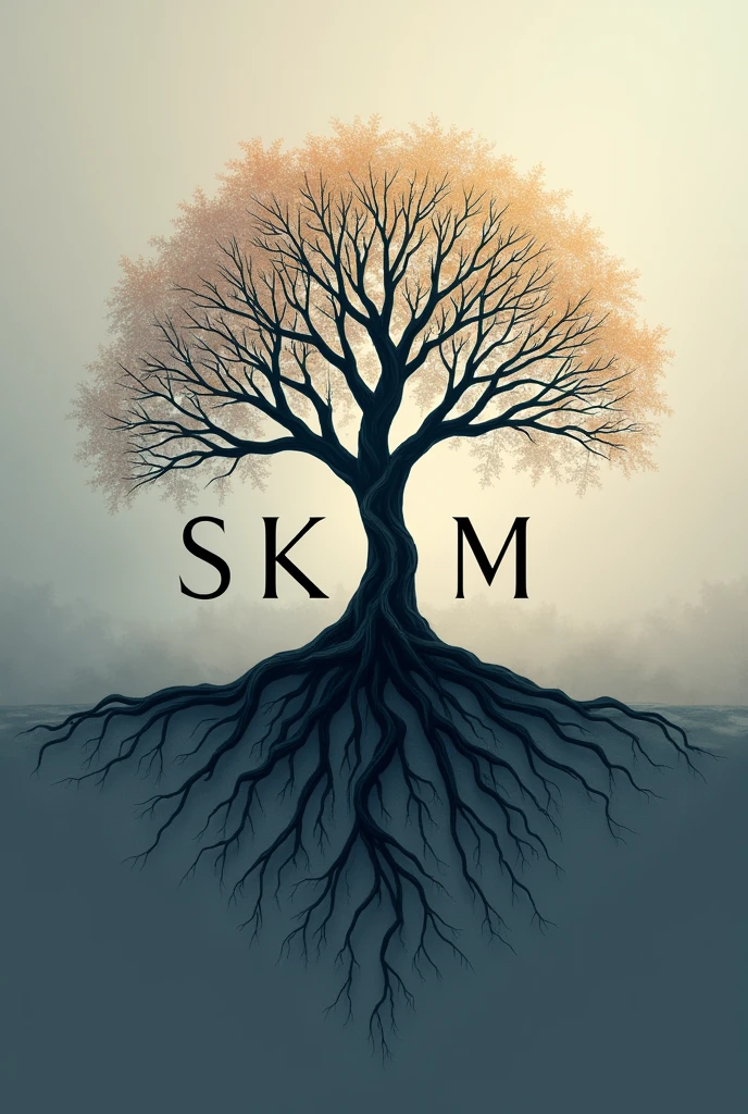 I need a logo that conveys elegance, value and that, when looking at it, people know that it is a psychology professional. I would like the logo or a tree to be used to symbolize the roots and their shadow. The acronym SKM can also be added. It&#39;s great. I liked it, but I want it to show the roots and the letters are very grotesque. I want them to be simpler. I want something more real, deeper and more shadowy. Now, add the psychology symbol. I want something more delicate. The letters are so rude. 