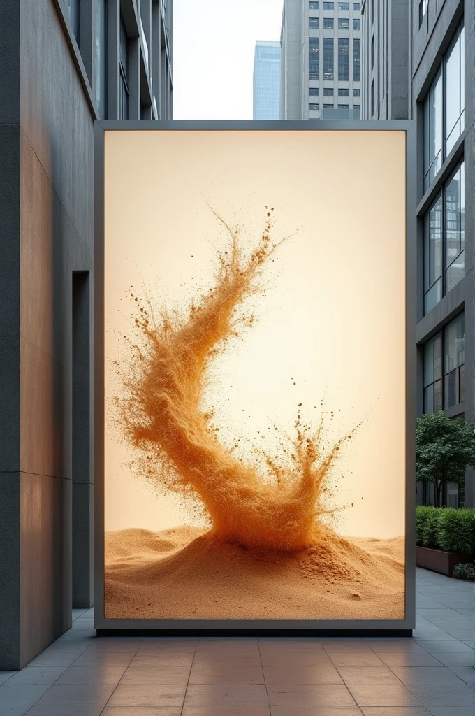 Sand Fluidization Billboard