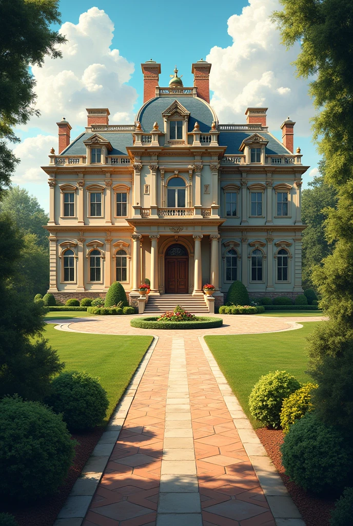 Now just the mansion inside and out