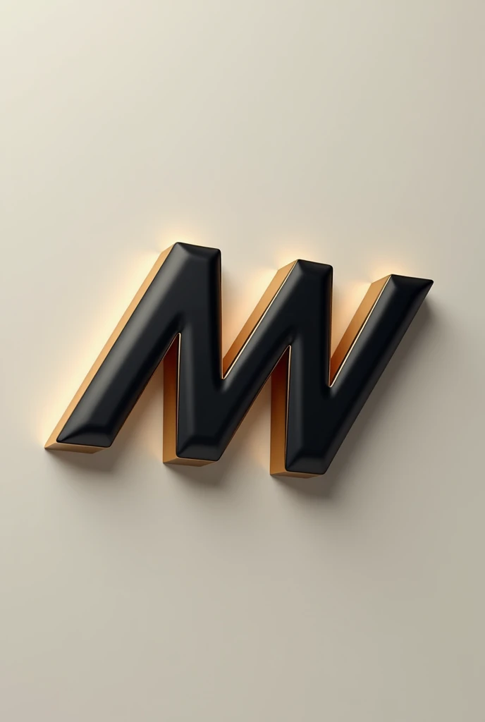 Logo with black, gold and silver colors.
With the following letters 2 letters.
M N