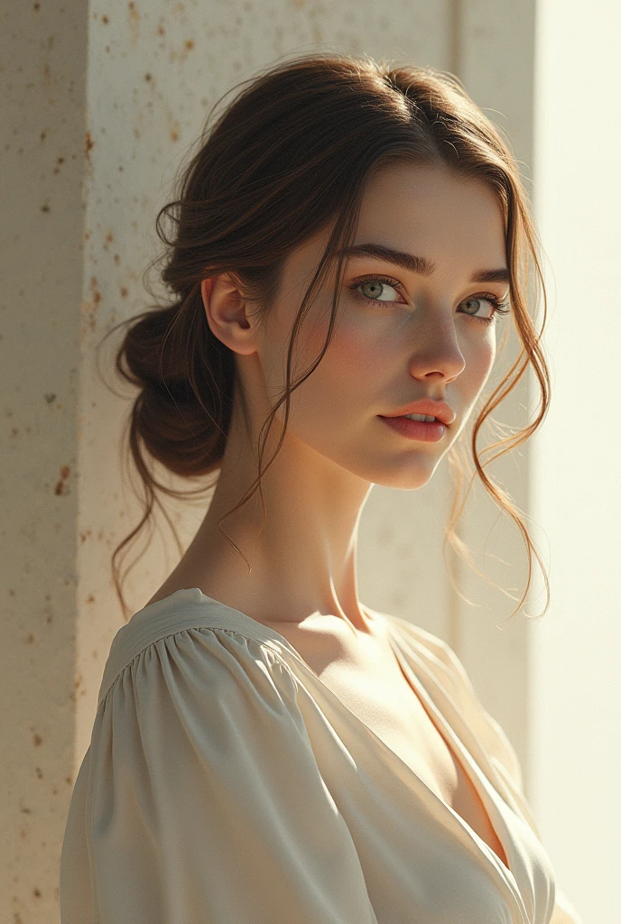 zodiac sign capricorn. in the form of a girl 