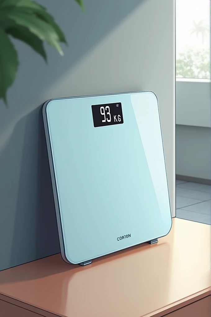 Scale that says 93 kilos
