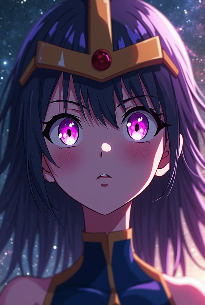 Madoka of madoka magica with the face of thanos