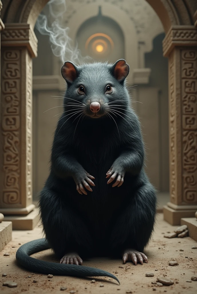 It’s fascinating to think that something as common as a mole could hold such significance in ancient times.( Create an image of this sentence) (mole )