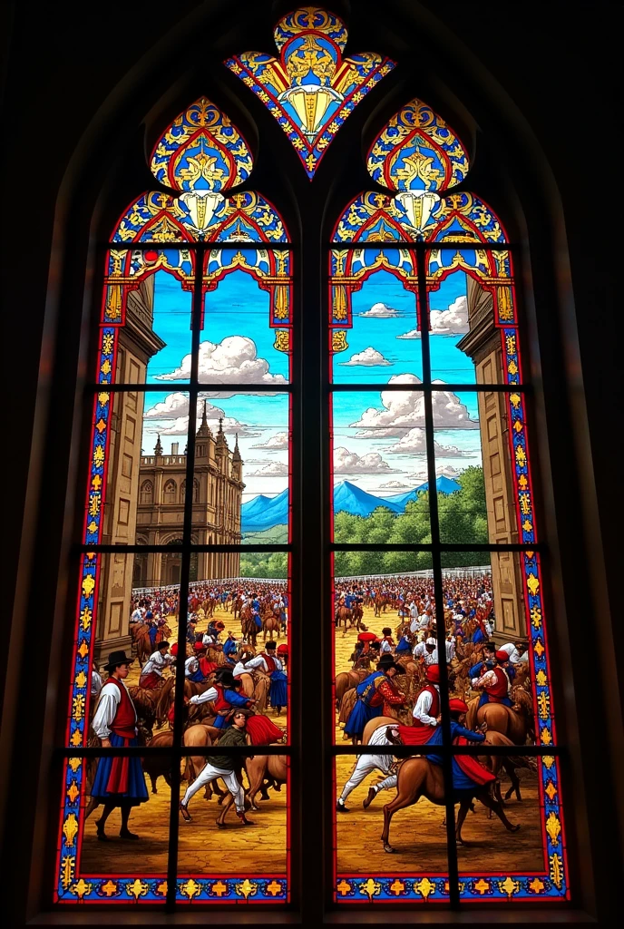 Stained glass windows of Peru tournament