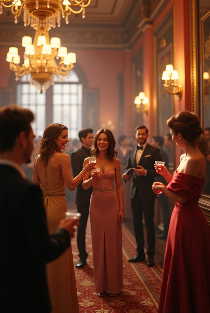 Laughter echoed from every corner of the mansion.3d