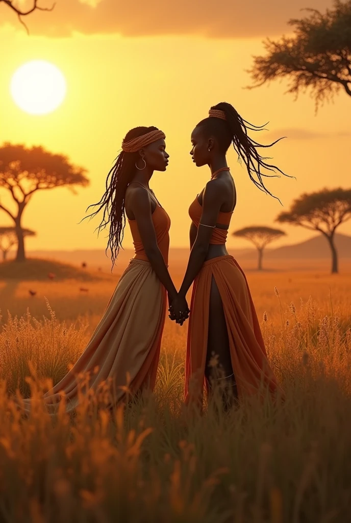 Lemayian and Nayekie continue to meet again, their hearts beating in harmony with the rhythms of the savannah.