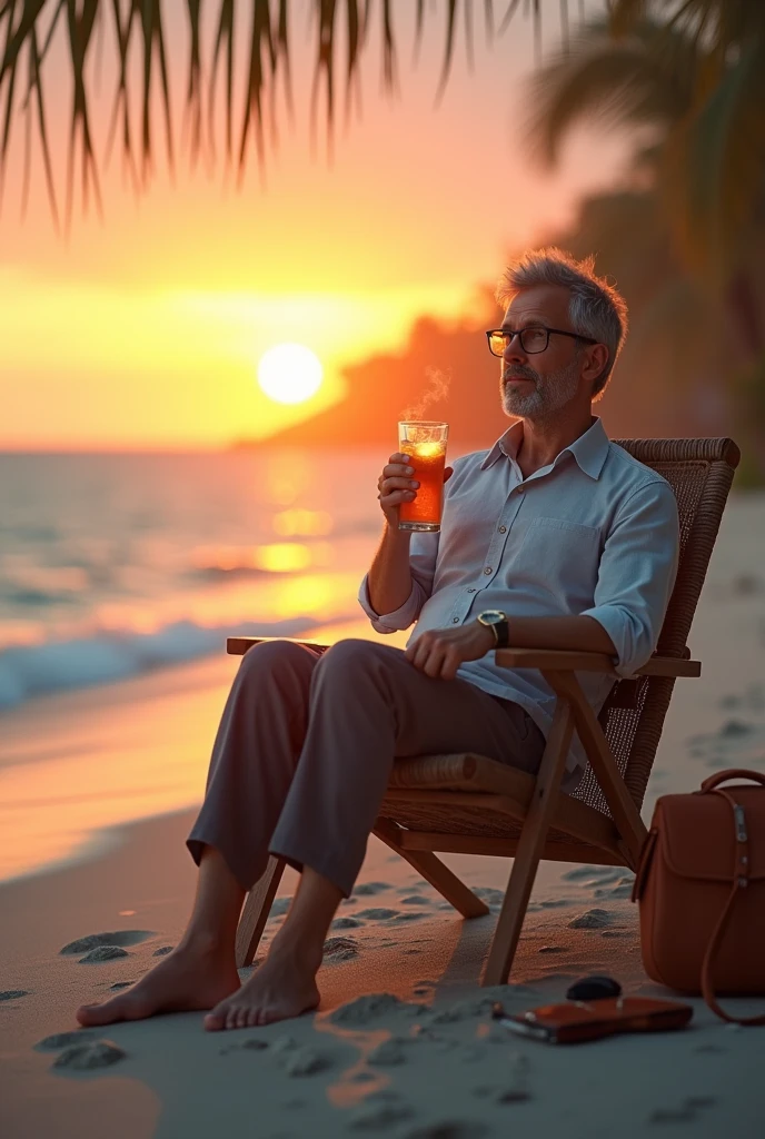 Image of a psychologist on vacation