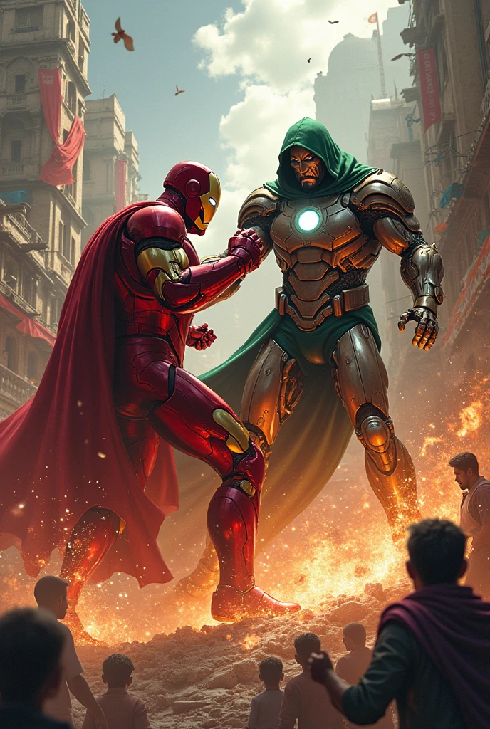 Iron man versus doctor doom arrive in India