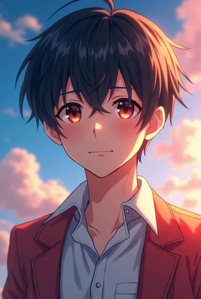 prompt used:
generate the male character pic from "your name" anime movie 
male character picture with 4k resolution and also the pic should be so colourful
