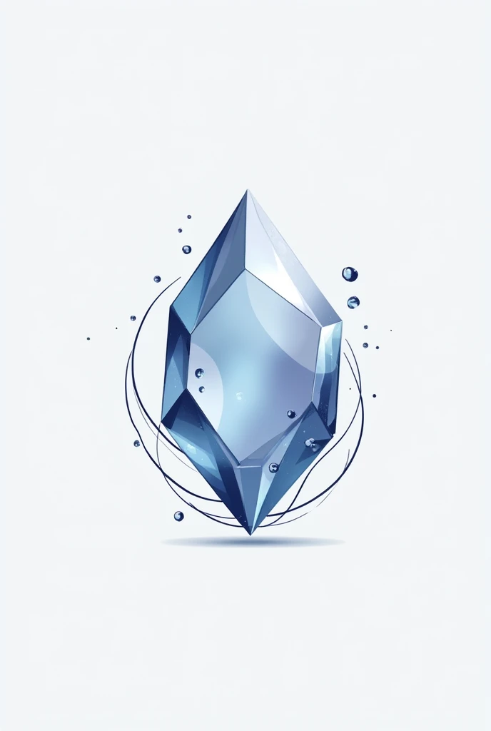 Name logo of CRYSTAL CREATIONS with resin
