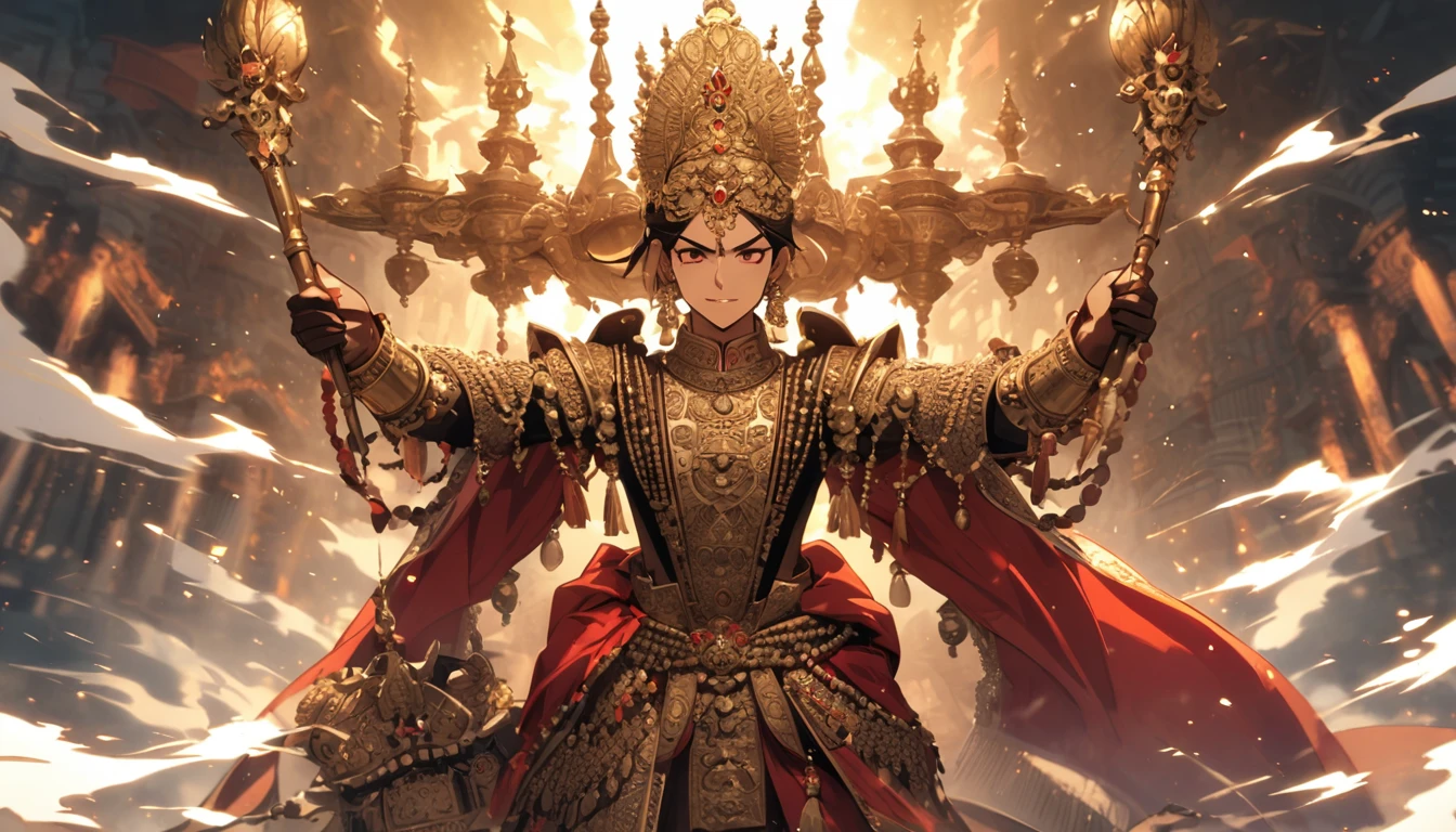 Empire of indian king.