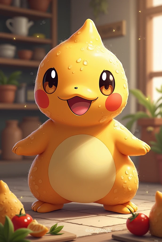 Create a pokemon with shapes from an empanada