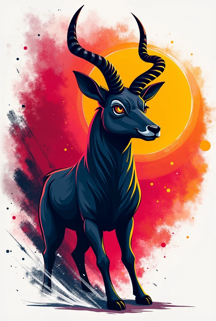 a redbull style anima bisao logo