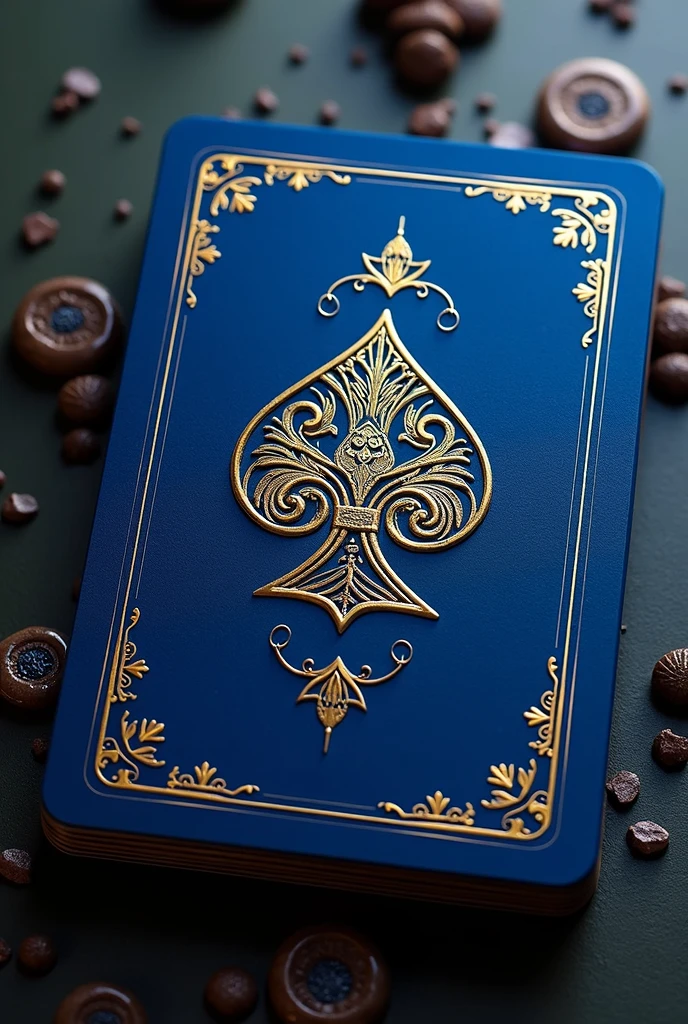 You can make a 15 card that is blue with gold details
