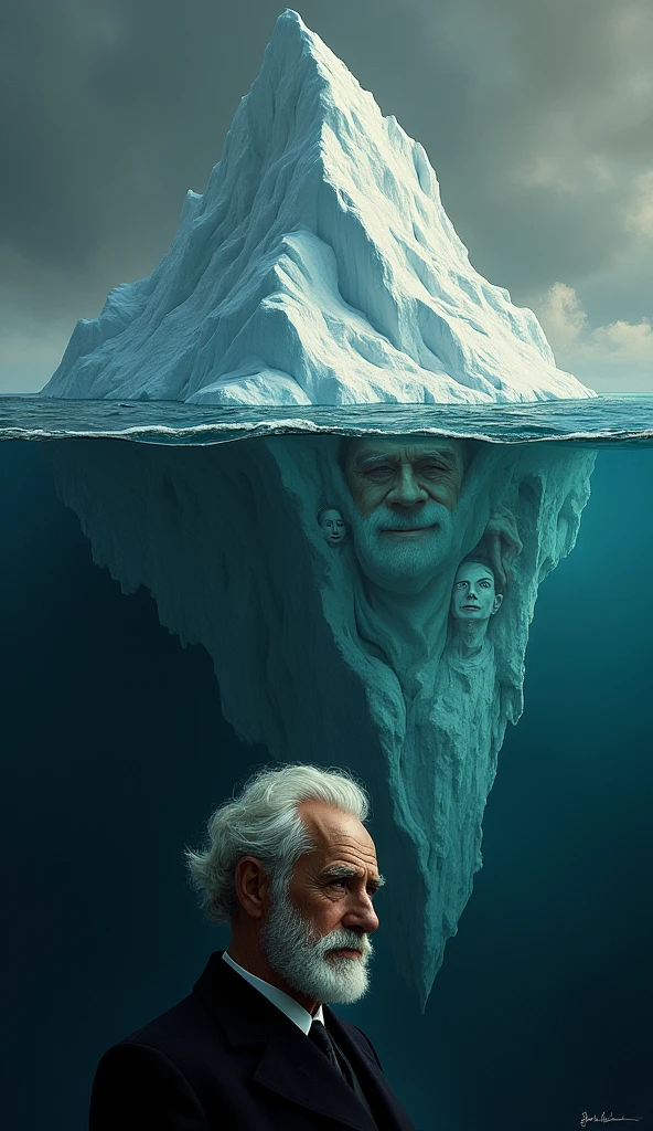 Sigmund Freud iceberg theory