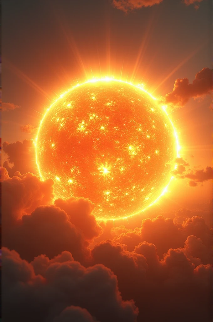 Create a wonderful sun image