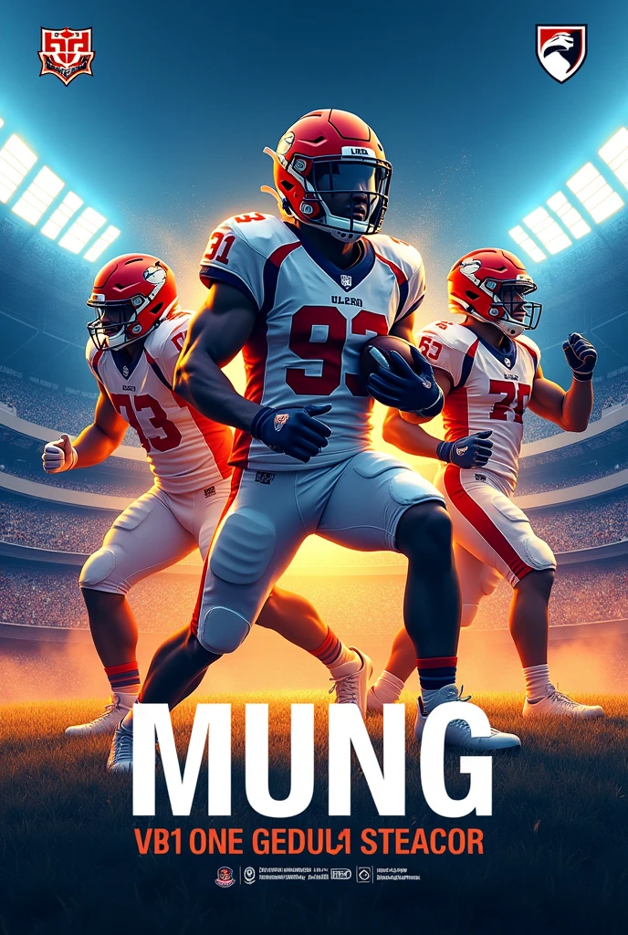 Generate a world expectation flyer for UTEL university football

