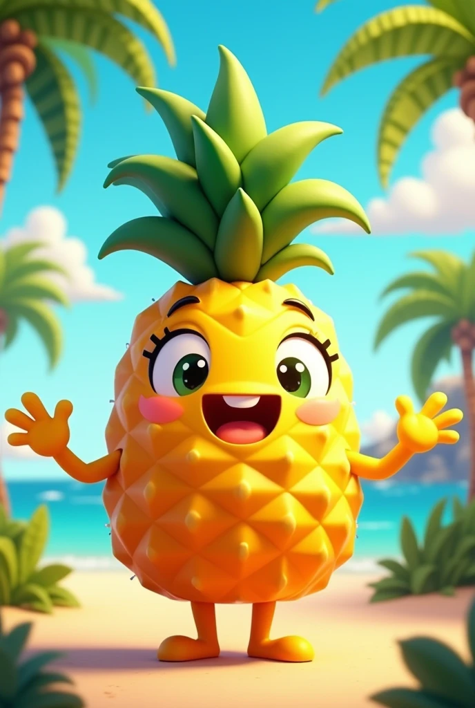 Animated pineapple